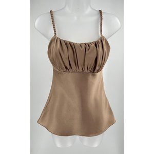 Byer California Ladies Braided Silk Like Tank Size Small